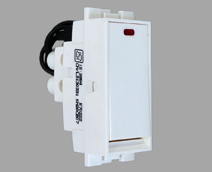 Kolors 16A 1 Way Switch with Indicator Kraaft 5700222  White